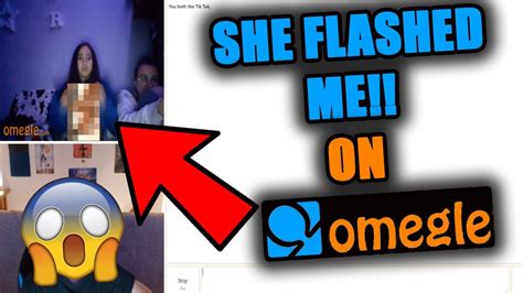 omegle asshole|SHE FLASHED ME Omegle Funny Moments .